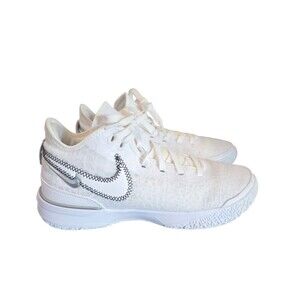 Nike Zoom Lebron NXXT Gen White Black DR8784-101 Men's Size 8